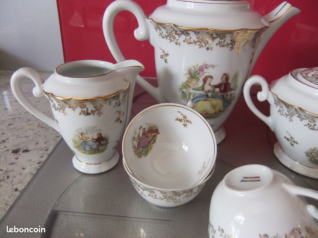 Service à café porcelaine complet (image 1)
