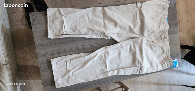 Pantalon Columbia Homme Coton Taille XL Beige, D'occasion Très Bon état