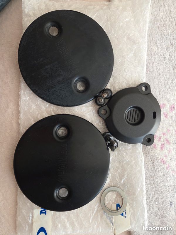Couvercle De Réservoir (maître Cylindre) Carbone/titane Look Pour Yamaha TMAX 500 & 530 (2001 à 2013) - Accessoire Tuning - Neuf