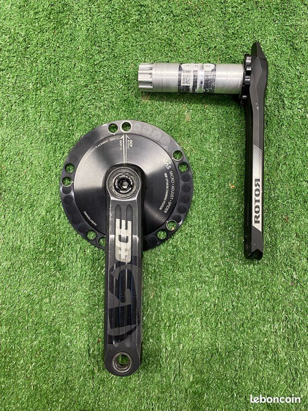 Pédalier Rotor Inpower D’occasion – Pour Vélo, Avec Capteur De Puissance, état Fonctionnel