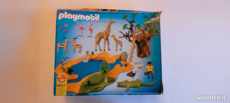 Poste d'observation et animaux de la savane Playmobil 4827 Jeux