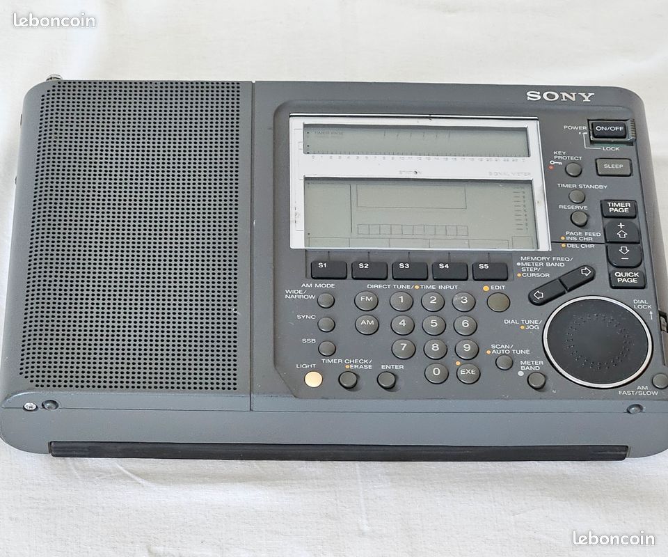 Sony icf-sw77l word band receiver ondes courtes sw- mw -lw - fm stereo tres bon etat (image 11)