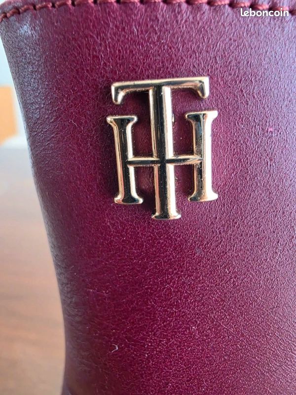 Bottines Tommy Hilfiger "Ingrid" - Bordeaux - T.38 (image 5)