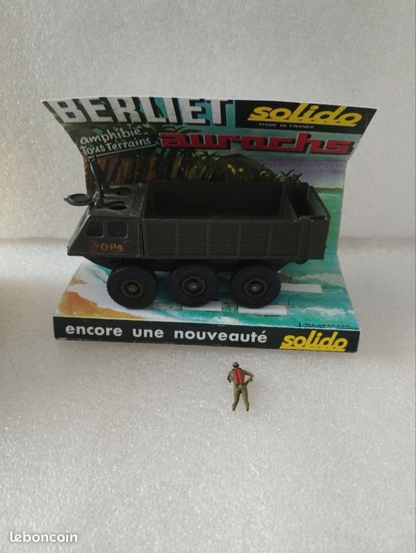 Solido Berliet Amphibie - Miniature De Collection Véhicule Militaire En Occasion