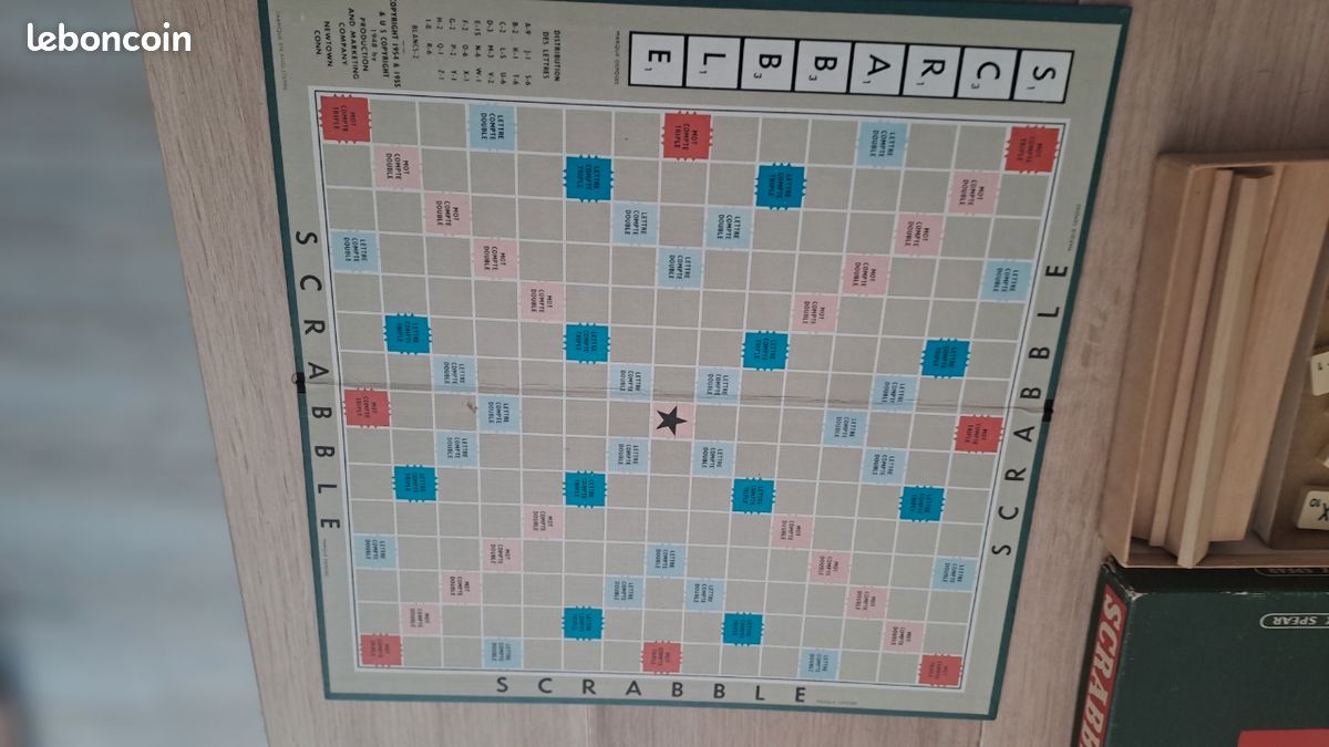 Jeu de scrabble en bois (image 5)
