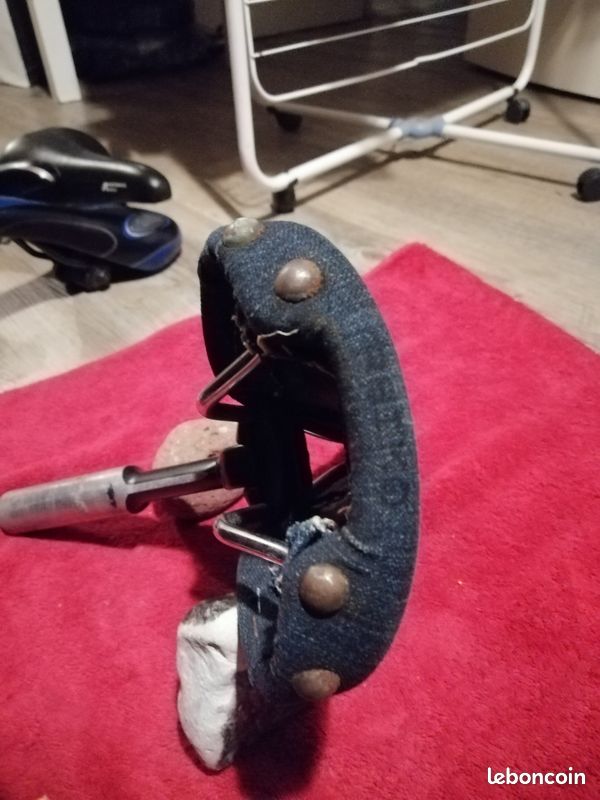 SELLE JEANS AVEC BOUTON PRESSION+ chariot tige de selle GIPIEMME (image 4)