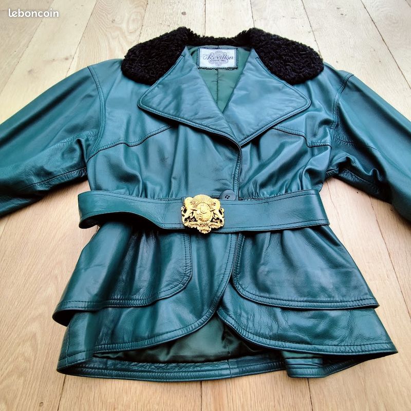 Manteau 3/4 En Vraie Fourrure Astrakhan Argenté - Taille 38/40, Léger Et Doux, Neuf Sans étiquettes