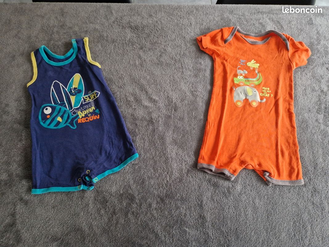 Lot salopettes shorts et combishorts (image 2)