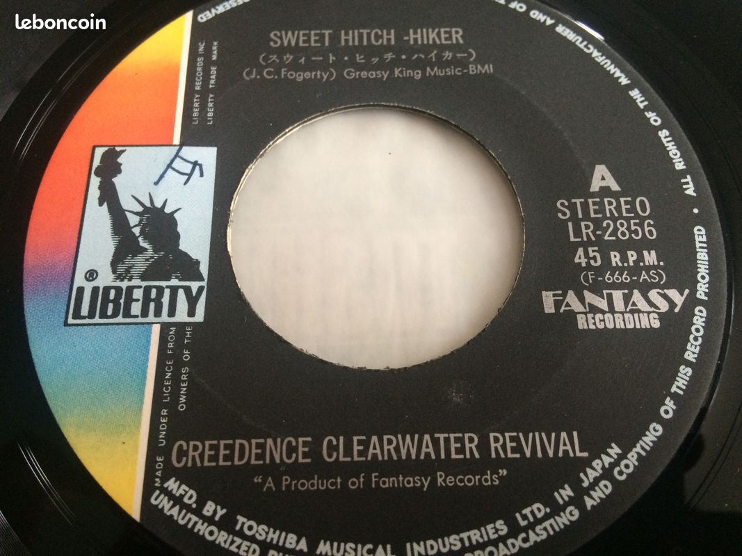 Creedence Clearwater Revival Sweet Hitch Hiker 45t Japon (image 6)