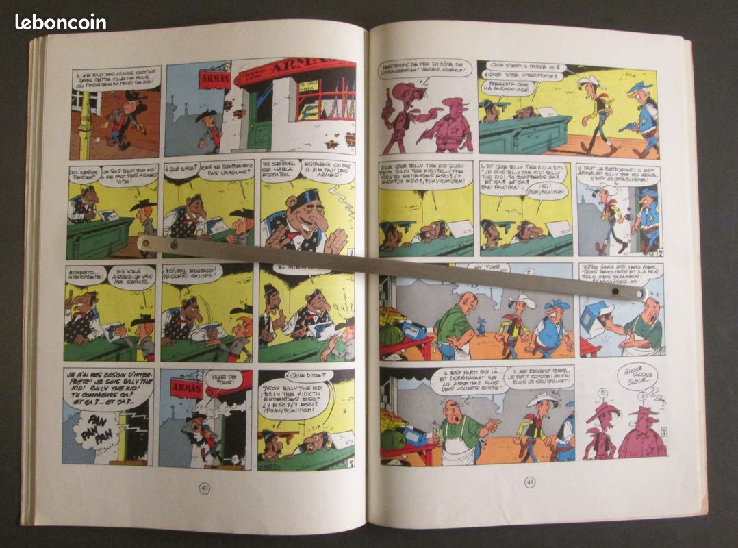 LUCKY LUKE N°28 - " L'escorte " - Bon état - Janvier 1970 (image 7)