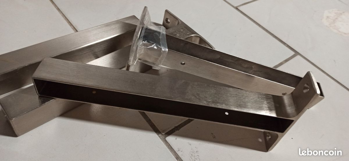Lot de deux paires de support d étagère Ikea Ekby (image 2)