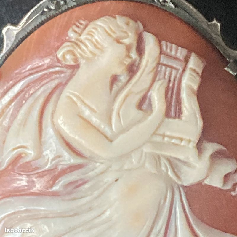 Broche Vintage En Argent Sterling Avec Marcassites - Bijou Ancien, Parfait état, Référence 3428