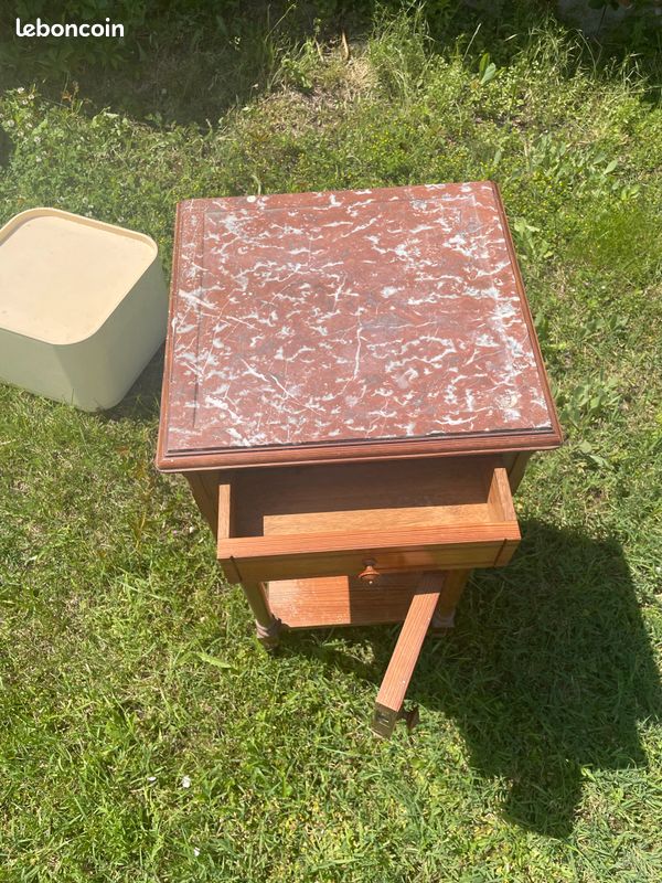 Table de chevet dessus marbre (image 4)