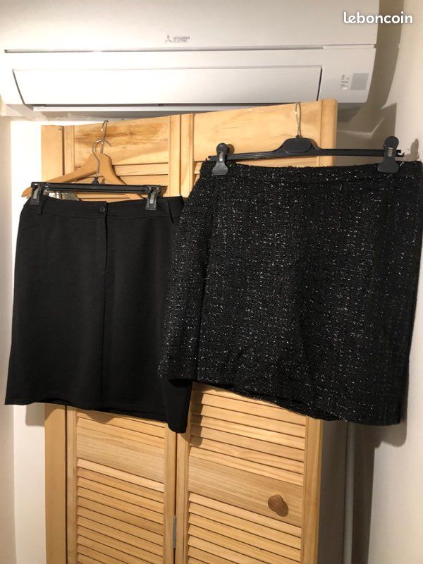Lot de 2 jupes droites taille 46 (image 1)