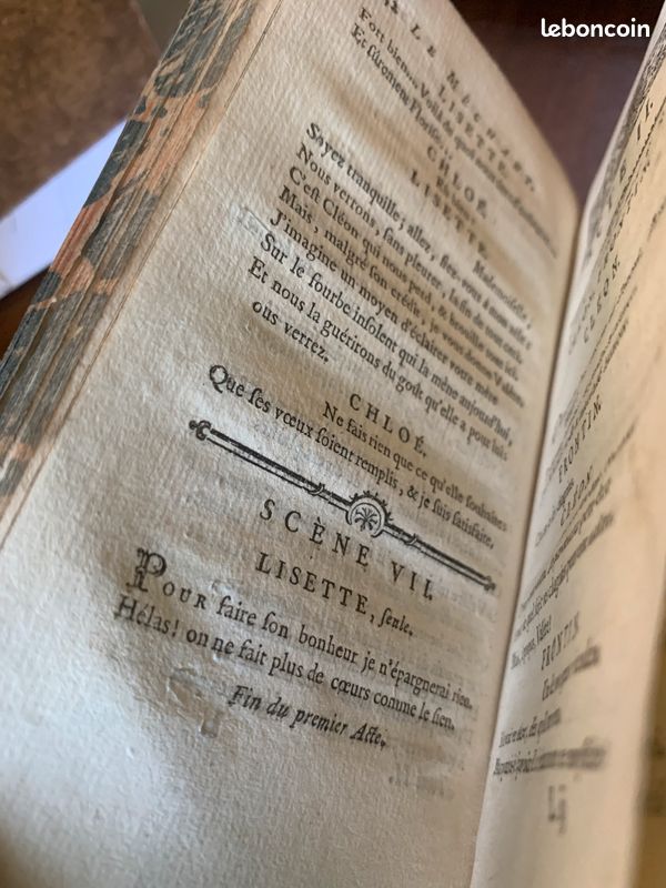 OEUVRES de M. GRESSET Chez Kelmarneck 1765 T1 & T2 - Ex-libris ( Armoiries) (image 8)