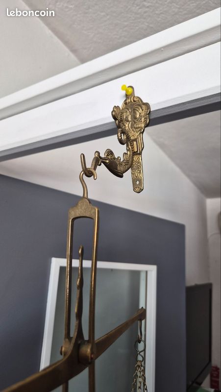 Balance en laiton vintage (image 3)