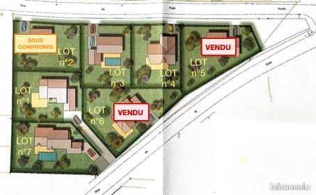 Terrains viabilisés à partir de 96875 euros à LUX (21120) · 96 875 €