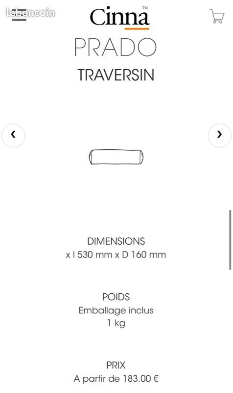Canapé Prado Cinna (image 7)