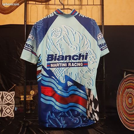 SMS Santini Bianchi Martini Racing 1/4 Zip Men Cycling