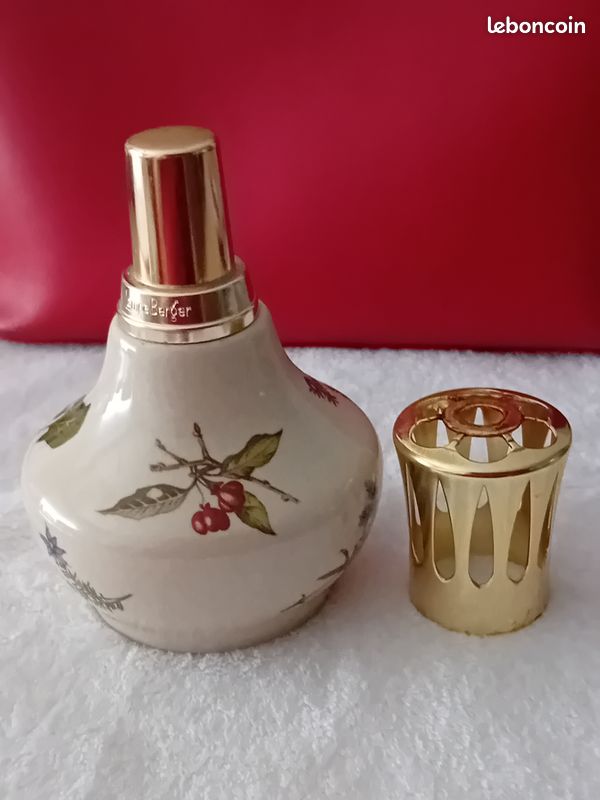 Lampe Berger Sauvageonne En Grès Des Années 1980 – France – Mèche Neuve