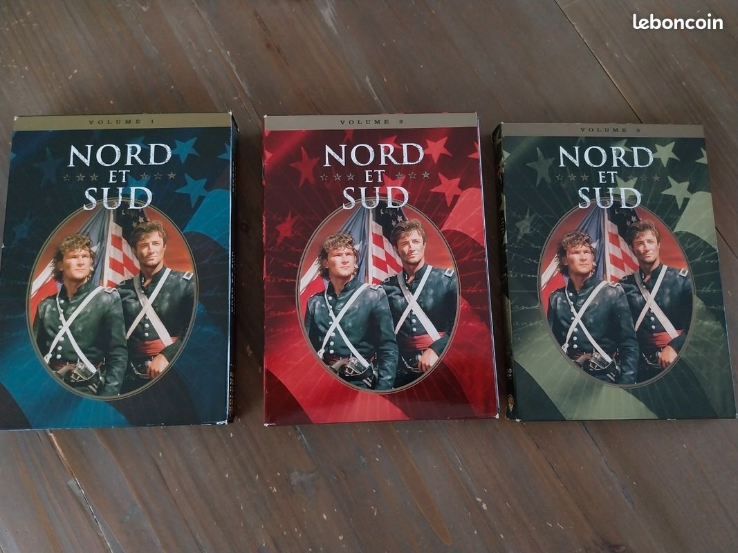 Dvd serie Nord et sud, 3 saisons, 8 dvd (image 1)