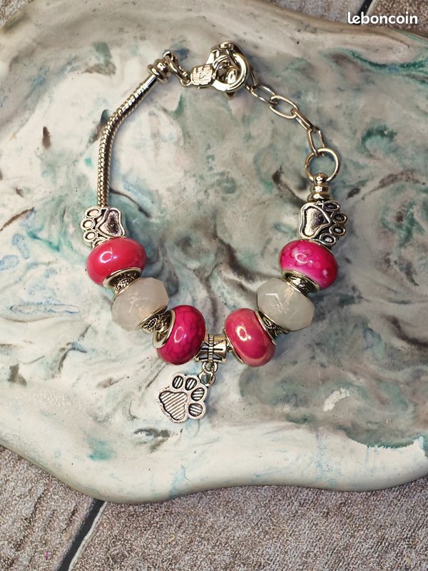 6.bracelet thème rose (image 5)