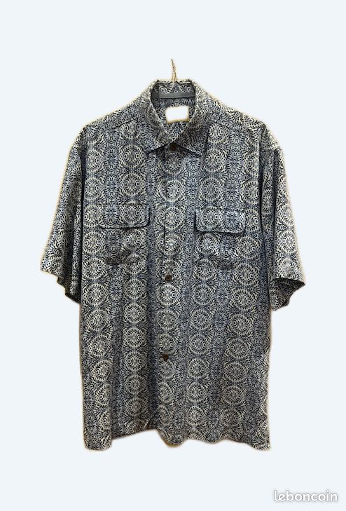 Look automne homme - chemise en soie sauvage et pochette laperruque