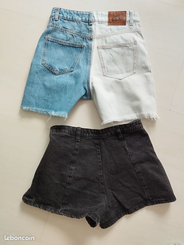 Shorts Jeans ado/femme lot de 2 (image 2)