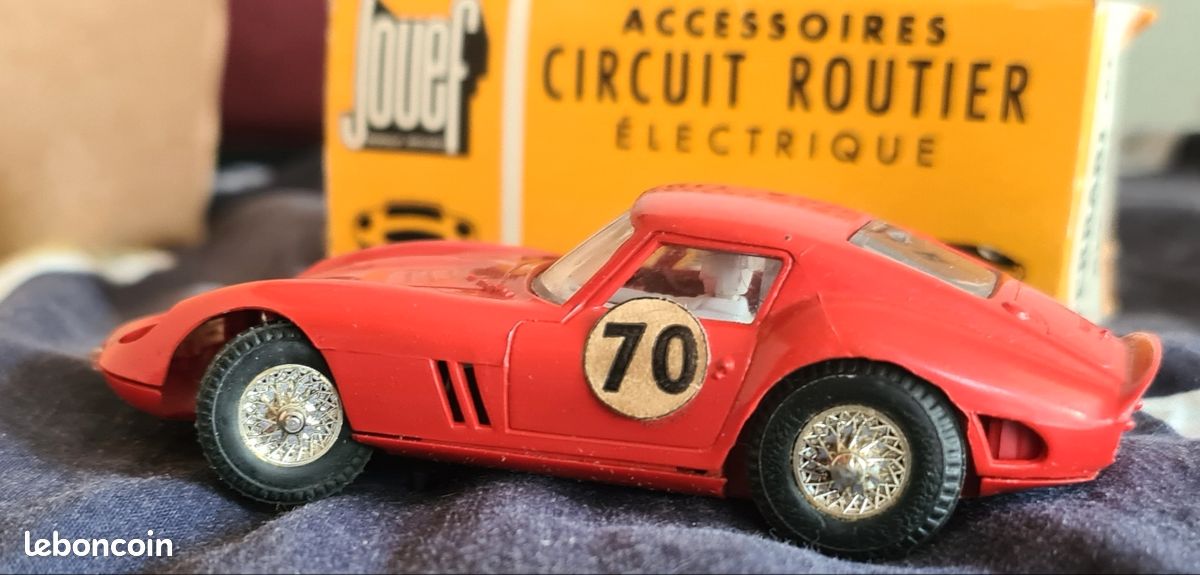Voiture Slot JOUEF 3570 Ferrari 250 GTO #70 Rouge - Occasion - Miniature Circuit