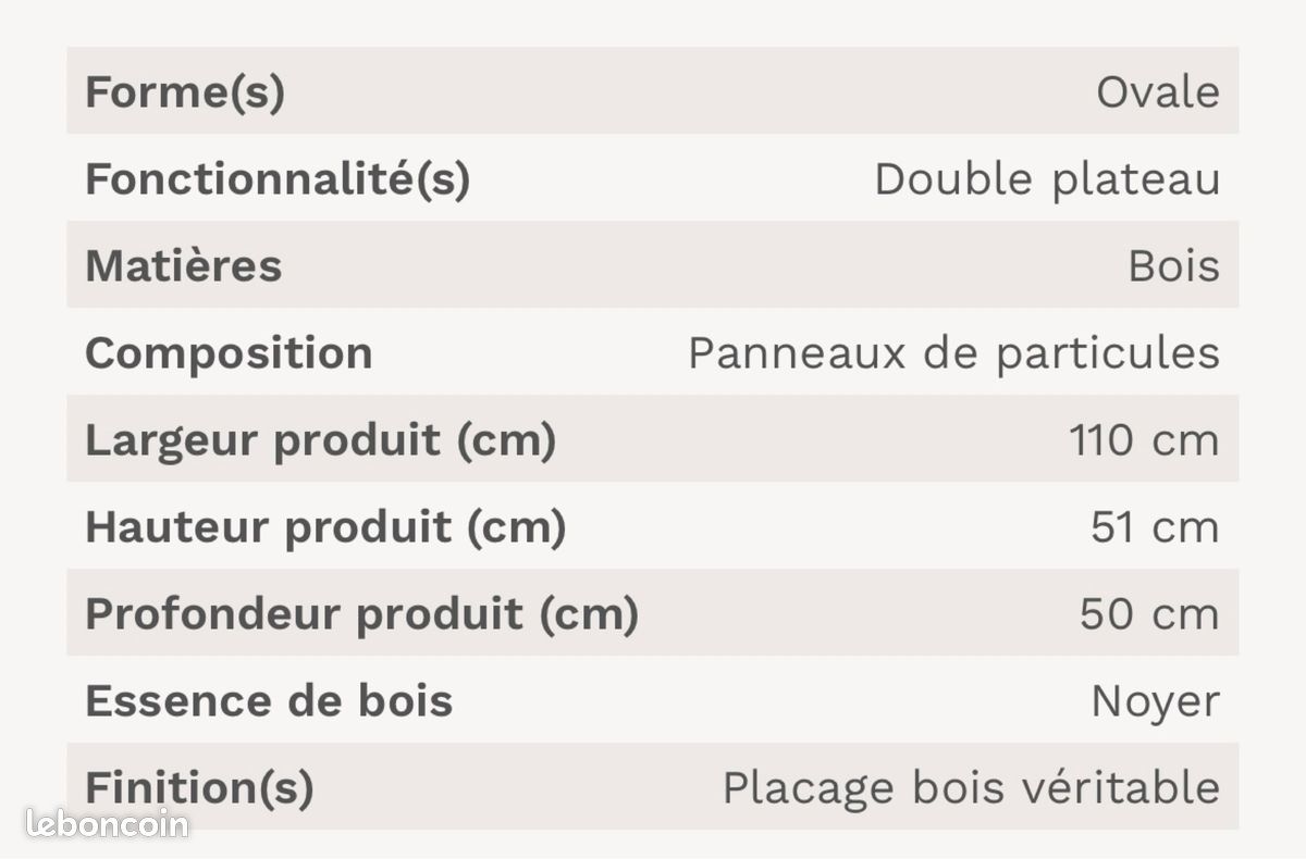 Table basse neuve (image 5)