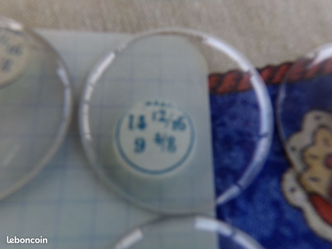 Verres de montres à gousset n° 600 à 656 - Collection