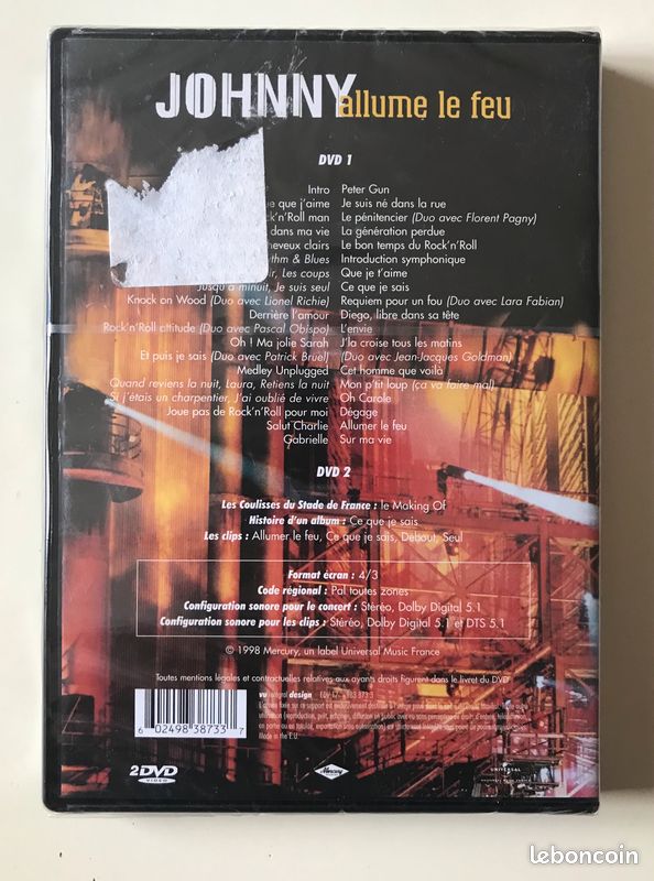 DVD Johnny Hallyday (image 2)