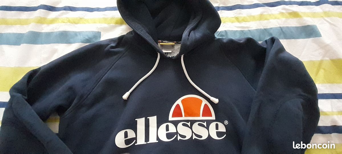 Sweat à Capuche Ellesse Gottero Homme - Jaune, Taille L - Très Bon état