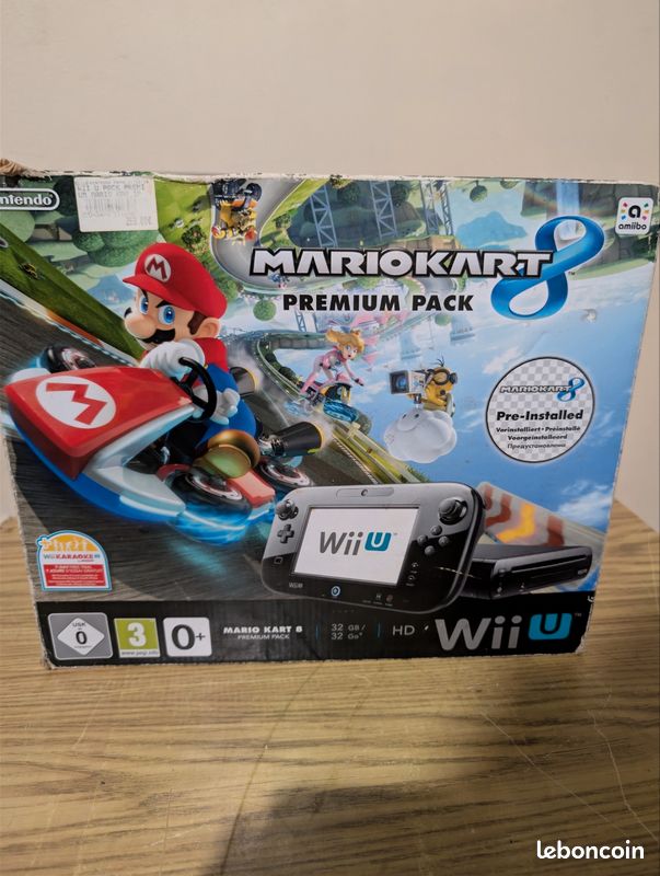 Nintendo Wii U 32 Go Mario Kart 8 Premium Pack + Zelda Wind Waker HD – Boîte (image 6)