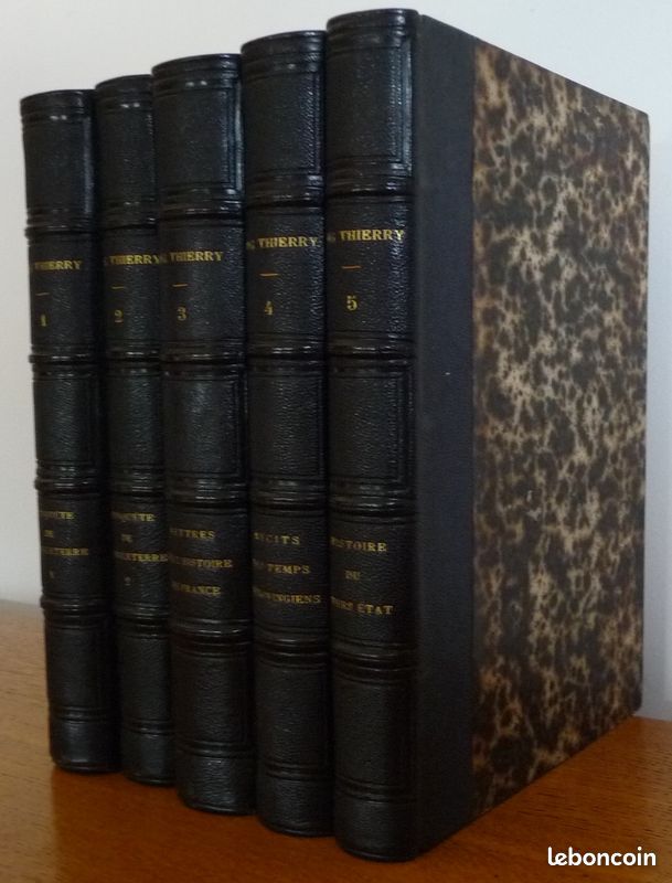 Histoire de la CONQUETE de l'ANGLETERRE par les NORMANDS + … (1859) Complet des 5 volumes (image 5)
