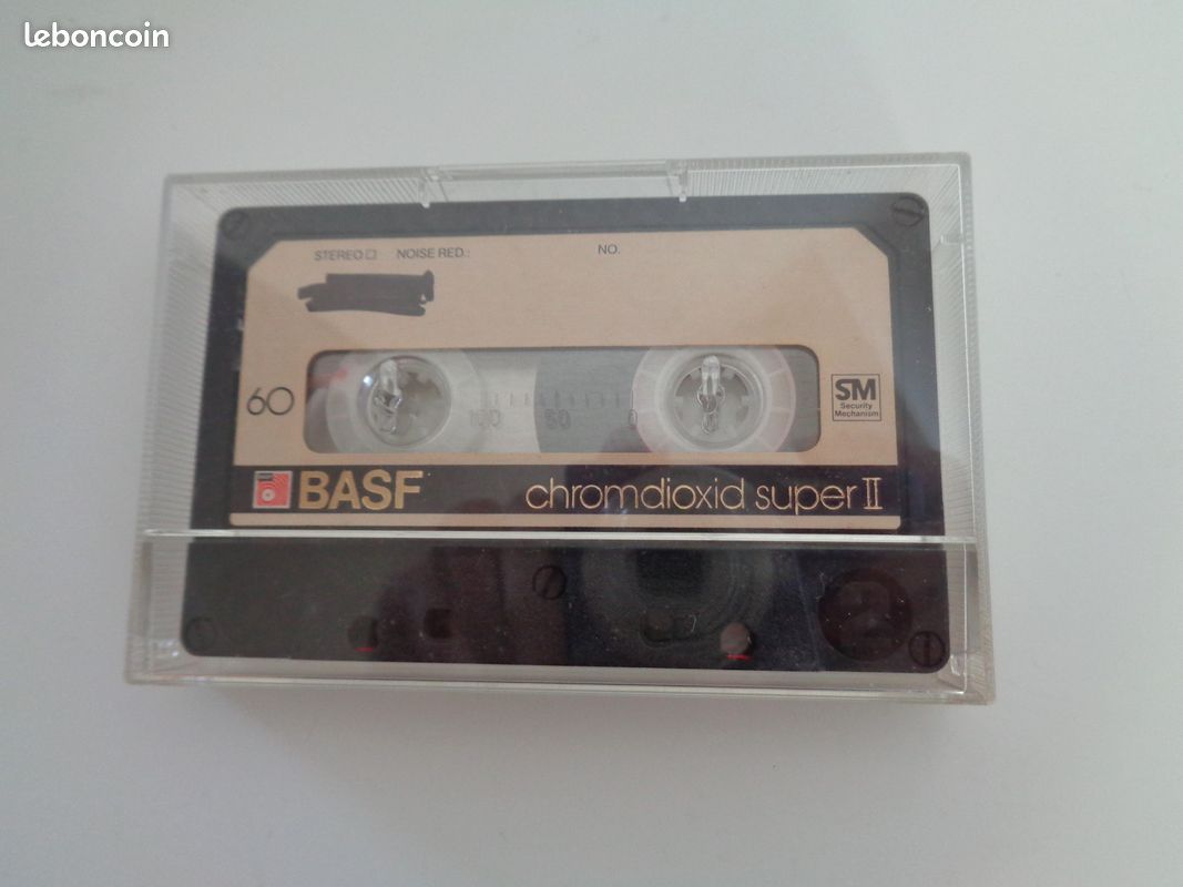 ON SALE: 2x BASF audio cassettes / chromdioxid SM 60 / 2 cintas de casete