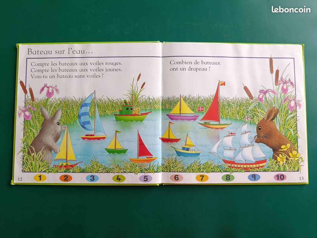 Les petits lapins jouent avec les chiffres (image 4)