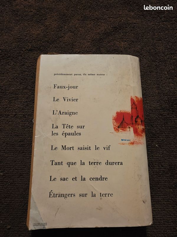 Tant que la terre durera Henri troyat vue de dos — LBC AT'Brocante Troyes