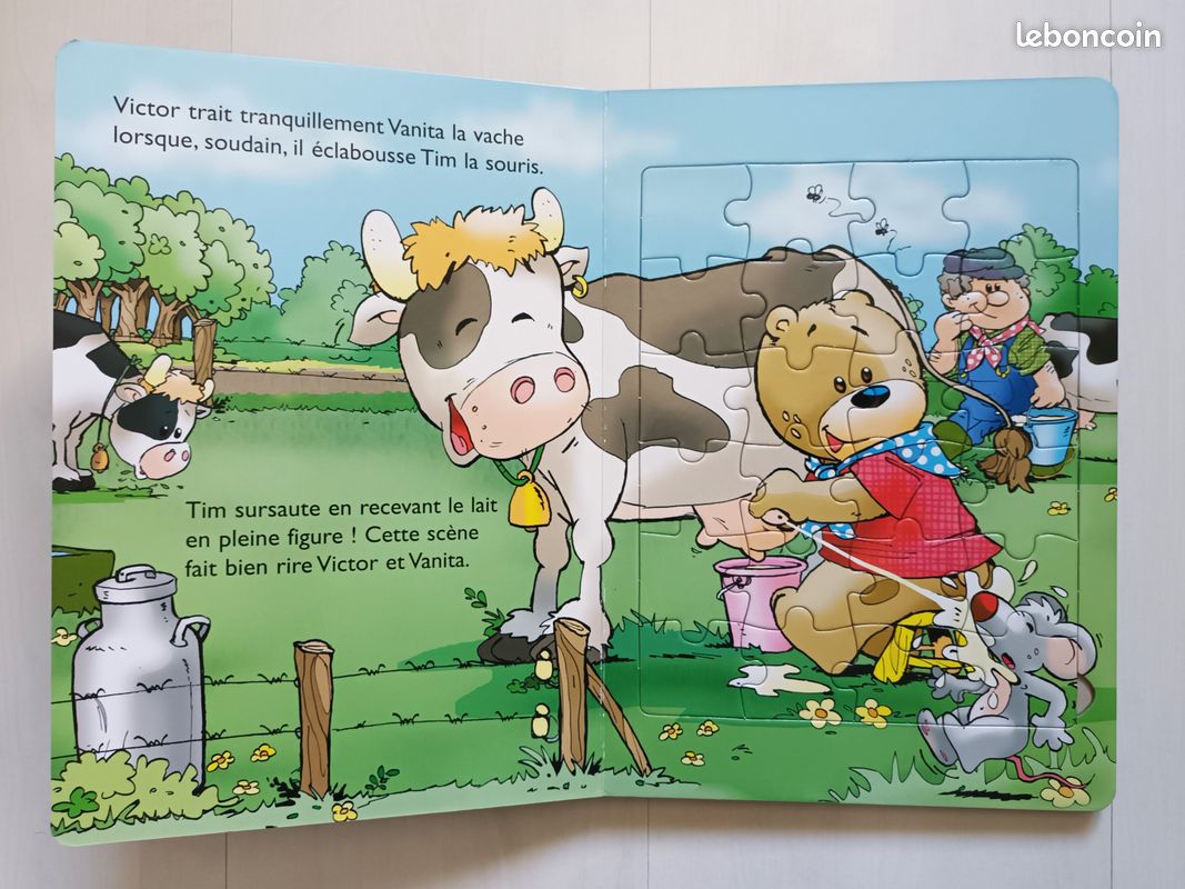 Victor à la ferme : livre puzzle (image 2)