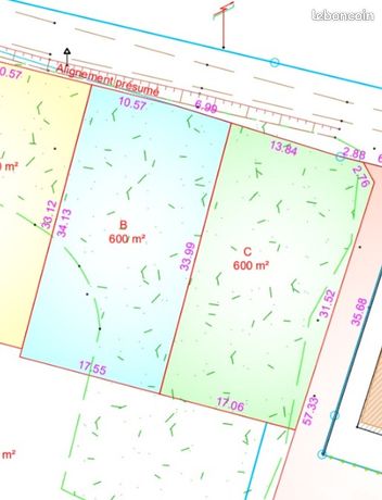 Terrain 601 m² Clerlande