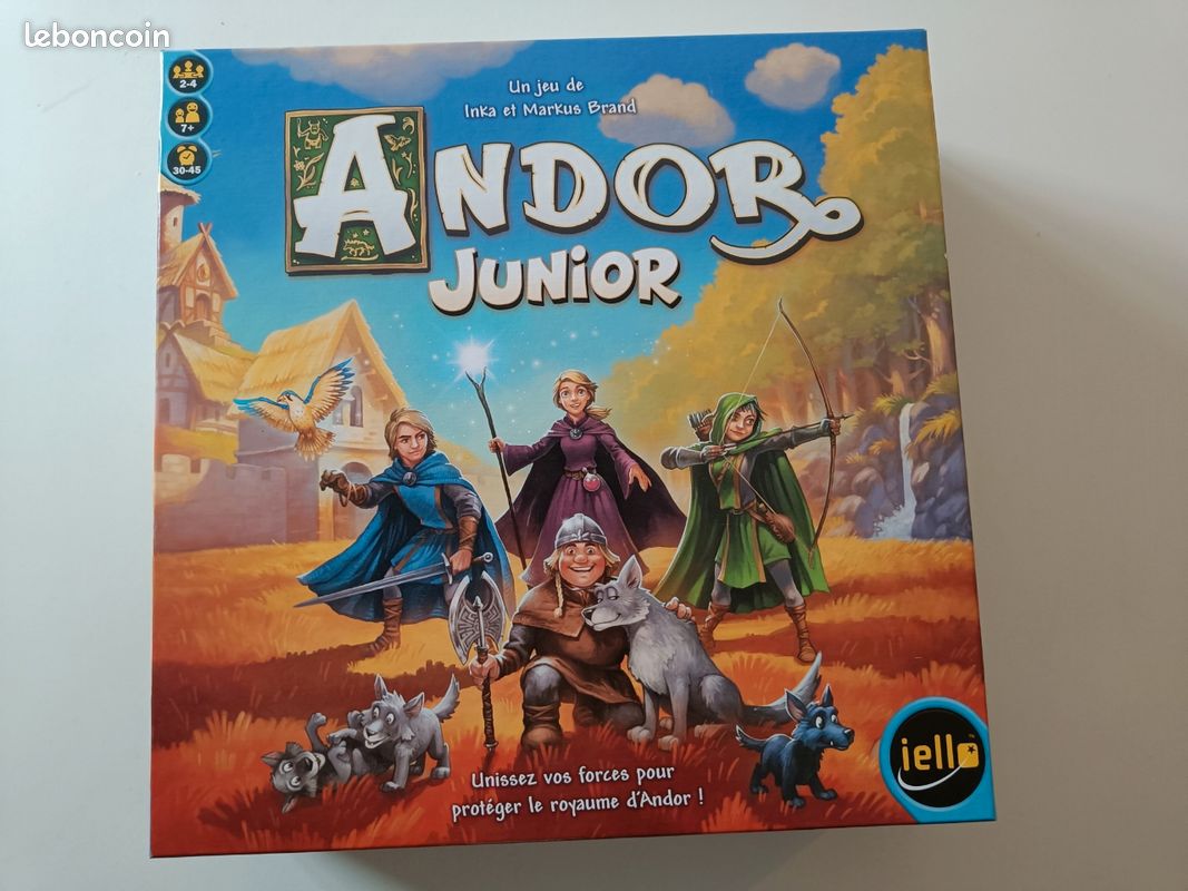 Jeu De Société Andor Junior Par IELLO - Neuf - Pour 2 à 4 Joueurs