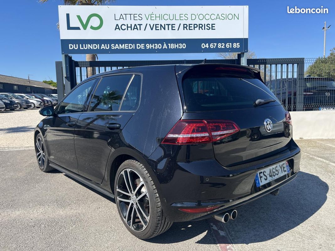 Volkswagen golf gtd 2.0 tdi 184 cv bv dsg 6 suivi complet vw camera / sieges cuir / feux led (image 3)