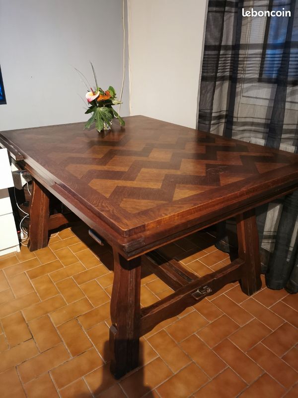 Vend ensemble meuble bois avec bahut chaise et table de la même collection (image 6)