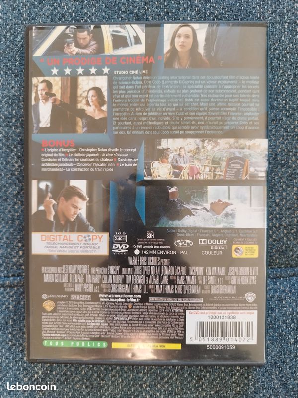 DVD Inception (image 2)
