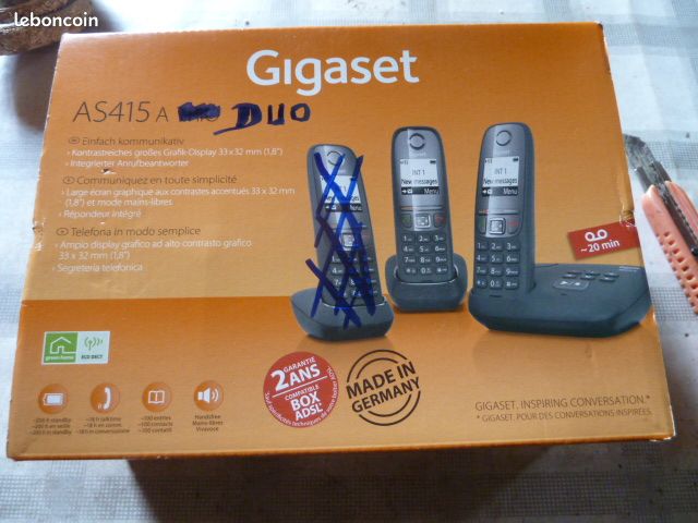 Téléphone duo gigaset (image 1)