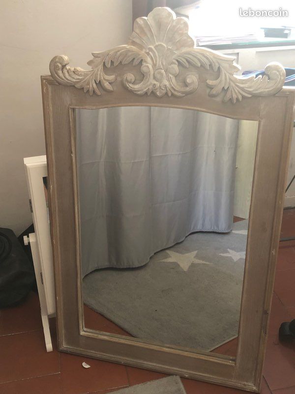 Grand miroir ancien (image 2)