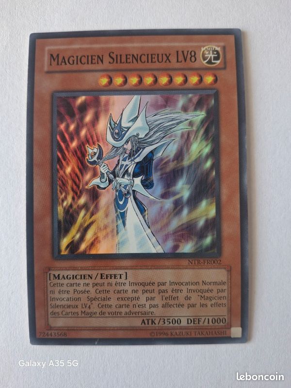 Carte Yu-Gi-Oh Magicien Silencieux LV8 NTR-FR002 (image 1)