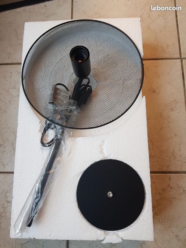 đïž 2 Lampes de salon Ă poser, mĂ©tal noir (image 4)