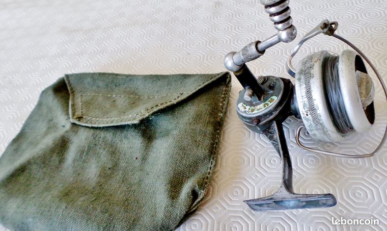 Moulinet Luxor Pezon & Michel Vintage - Noir, Avec Anti-retour, Très Bon état