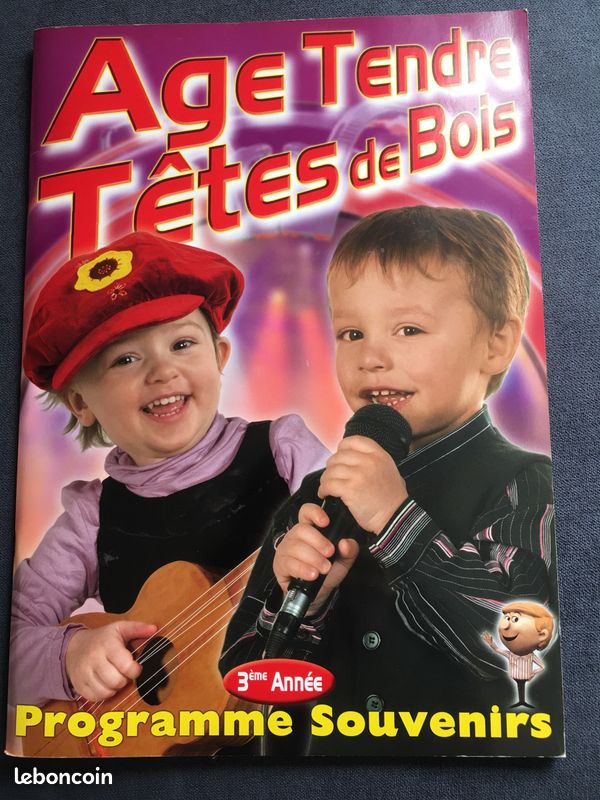 Programme spectacle 2009 Âge Tendre et Têtes de bois (image 1)